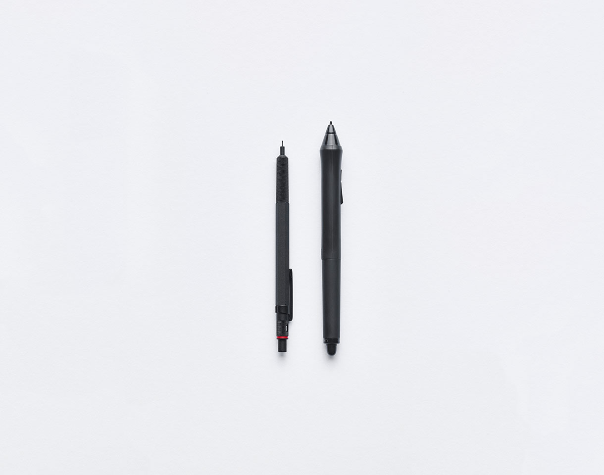 pen + pencil